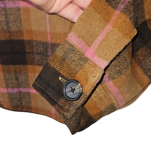 BB Dakota Steve Madden Plaid Shacket, Size Large, EUC - Picture 8 of 10